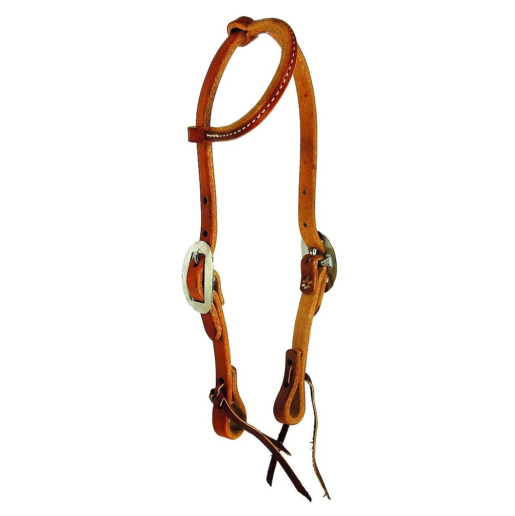 Performance Pony Company Pony Single Ear Rolled Russet Headstall 3 Performance Pony Company Pony Single Ear Rolled Russet Headstall