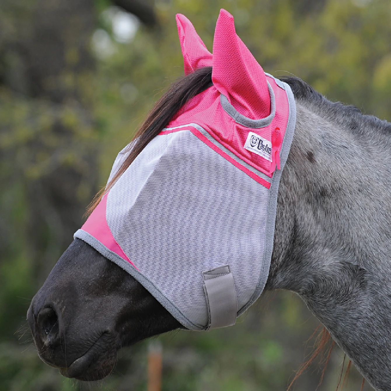 Cashel Pink- Full Ears Fly Mask - Supports Breast Cancer Research 3 Cashel Pink- Full Ears Fly Mask - Supports Breast Cancer Research