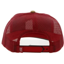 Hooey High Crown Work Tan/Red Cap-Lone Star Patch -Western Cowboy Equipment Shop Screenshot2022 03 08171949