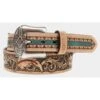 Hooey Tapered Nat. Leather Feather & Filigree Embossed Belt -Western Cowboy Equipment Shop Screenshot2022 05 10110912