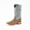 Ferrini Brown & Blue Pirarucu Print Square Toe -Western Cowboy Equipment Shop Screenshot2023 01 25130024