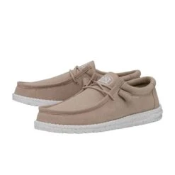 Heydude Hey Dude Men's Wally Slub Canvas Tan