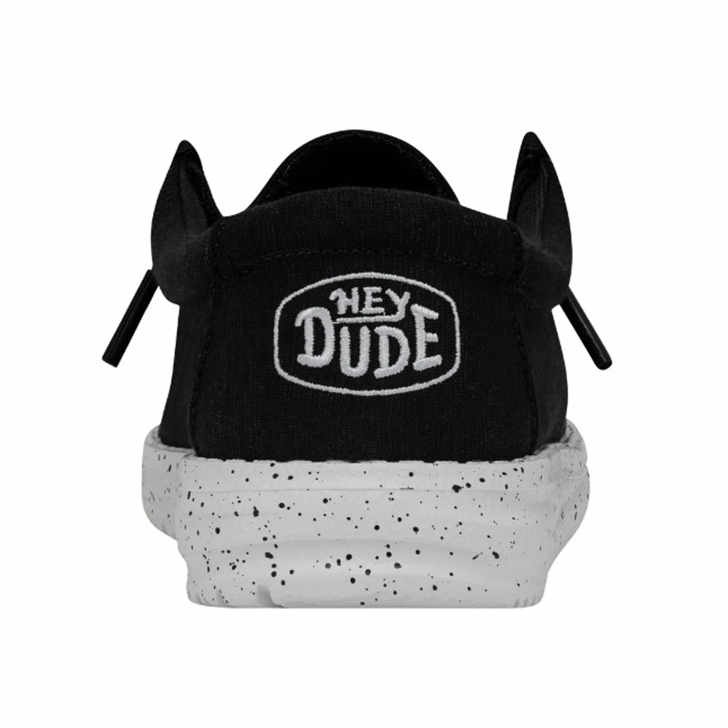 Heydude Hey Dude Wally Youth Slub Canvas Black 4 Heydude Hey Dude Wally Youth Slub Canvas Black - Image 2