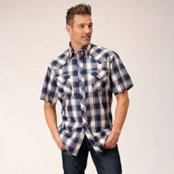 Roper Men's Plaid Shirt