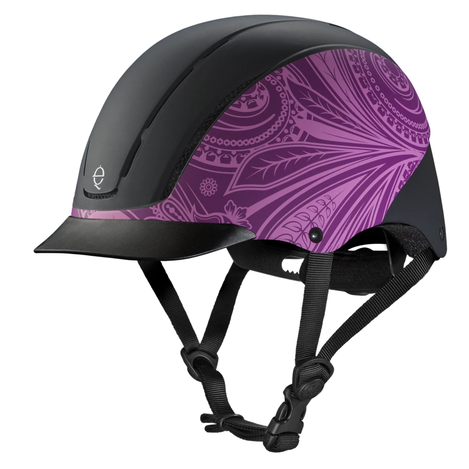 Troxel Spirit Purple Boho Helmet 3 Troxel Spirit Purple Boho Helmet