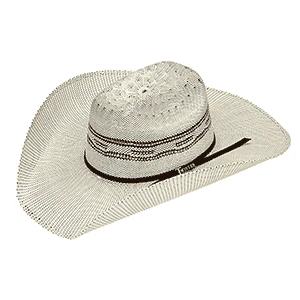Bangora Tan Straw Hat- 4 3/8 Crown 2 Bangora Tan Straw Hat- 4 3/8 Crown
