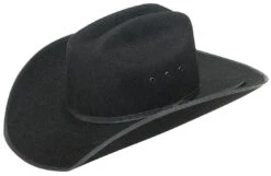 Youth Wool Felt Black Hat