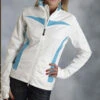 ROPER Women's White/Turq Soft Shell Jacket -Western Cowboy Equipment Shop WEG01892