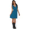 Rock And Roll Cowgirl Turquoise & Black Chevron Dress -Western Cowboy Equipment Shop WEG03233