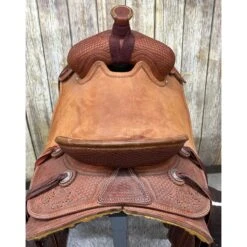 HR Saddlery 16 Inch Signature Will James Roping Saddle -Western Cowboy Equipment Shop WillBack
