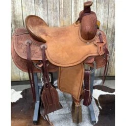 HR Saddlery 16 Inch Signature Will James Roping Saddle -Western Cowboy Equipment Shop Willsidea