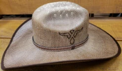 Wrangler Brown Straw Milano Cowboy Hat