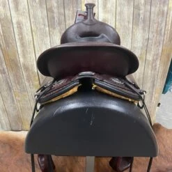 Circle Y Wide 16-Inch-Wide Salt River Flex 2 Trail Saddle -Western Cowboy Equipment Shop back 597a9a99 4190 409e a04f 93121ead0505