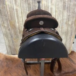 Double J Saddlery 14 Inch Wide Pozzi Barrel Saddle -Western Cowboy Equipment Shop back 9d188389 ab96 4fc3 b40f 143483e86d33