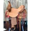 Paul Taylor 15 Inch Floral Barrel Saddle -Western Cowboy Equipment Shop barrelside a438ae3f 788e 436f a4a7 01391cb313f6