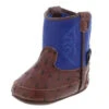 Baby Bucker Brown Ostrich And Blue Weston Boots 2 Baby Bucker Brown Ostrich And Blue Weston Boots -Western Cowboy Equipment Shop c700x420