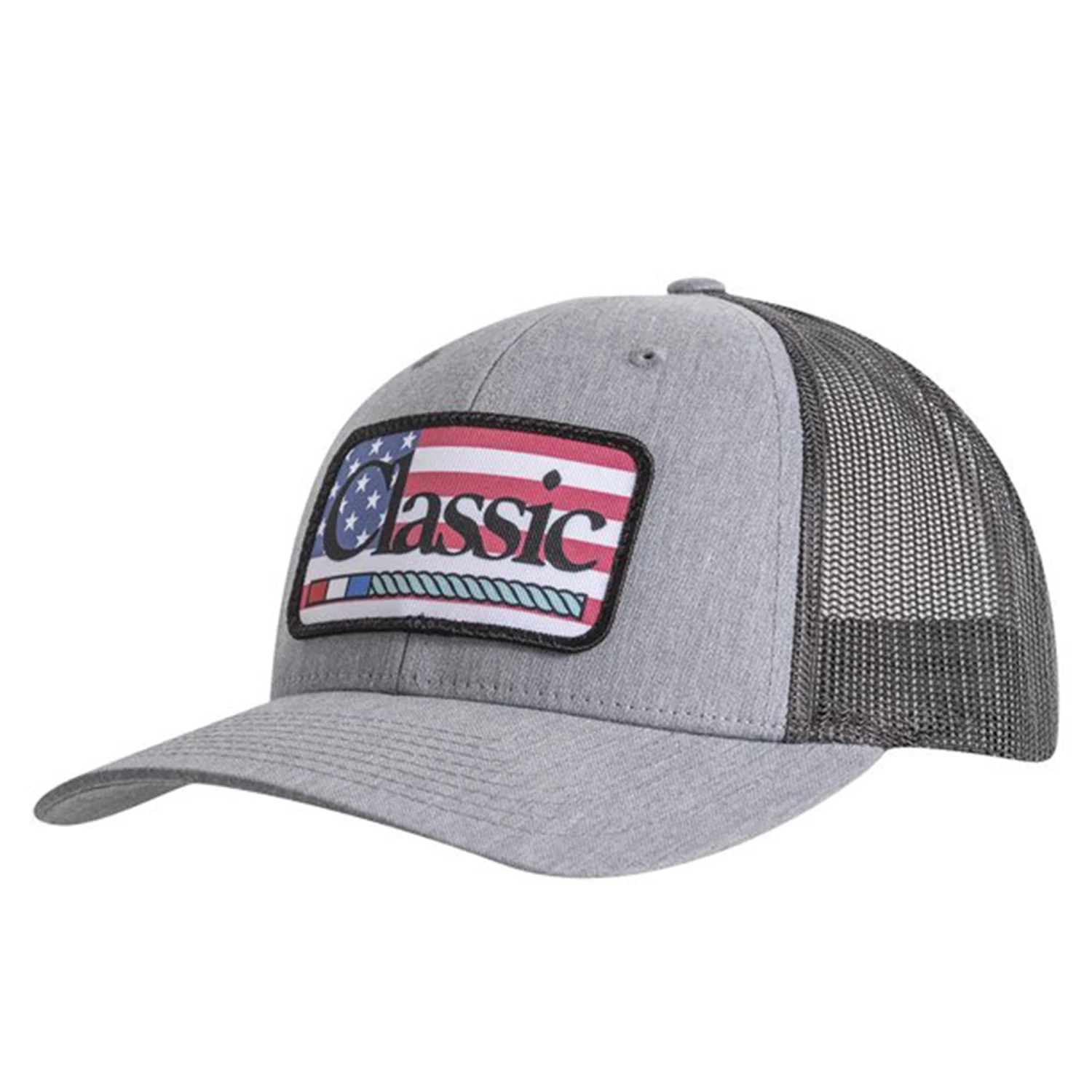 Classic Rope Company Grey Cap With Flag Logo 3 Classic Rope Company Grey Cap With Flag Logo