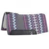 Classic Equine ESP Charcoal And Lilac Saddle Pad -Western Cowboy Equipment Shop cespcw3220chrll