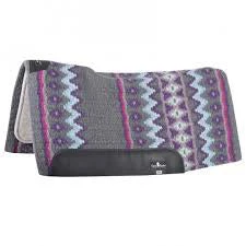 Classic Equine ESP Charcoal And Lilac Saddle Pad