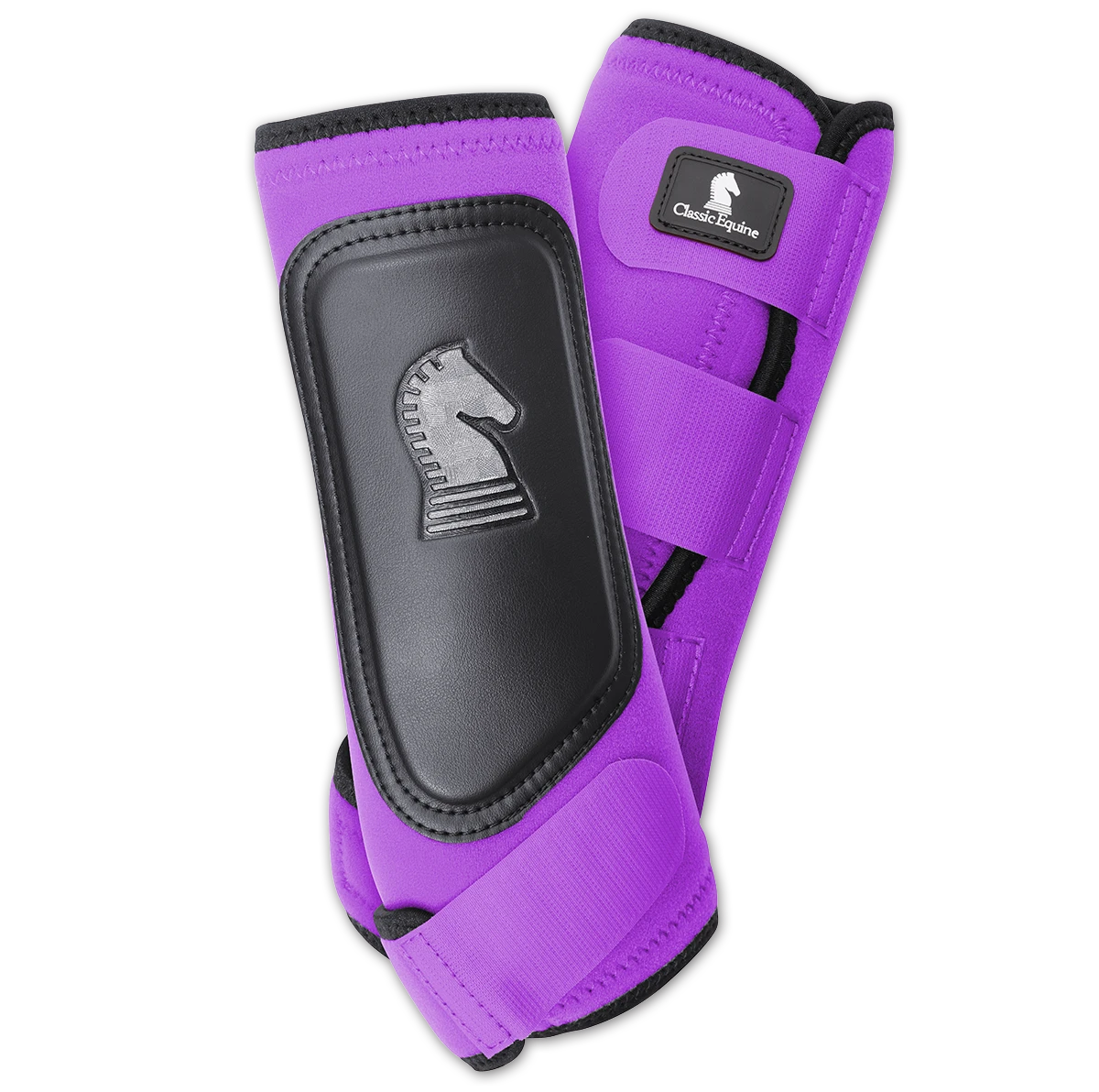 Classic Equine Purple Cross Fit Hind Boots 3 Classic Equine Purple Cross Fit Hind Boots