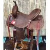 Paul Taylor Chocolate Roughout Barrel Saddle -Western Cowboy Equipment Shop chocside
