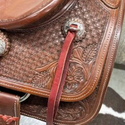 HR Saddlery 15 Inch Cowhorse Pencil Roll Saddle -Western Cowboy Equipment Shop cowhorsetooling