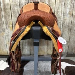HR Saddlery 17 Inch Ranch Cutter Saddle -Western Cowboy Equipment Shop cutterfront