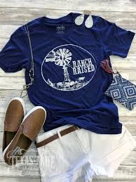 Blue Ranch Raised Tee