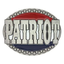 Montana Silversmiths Red, White And Blue Patriot Buckle