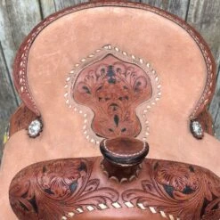 Paul Taylor Youth Floral Barrel Saddle -Western Cowboy Equipment Shop eseat