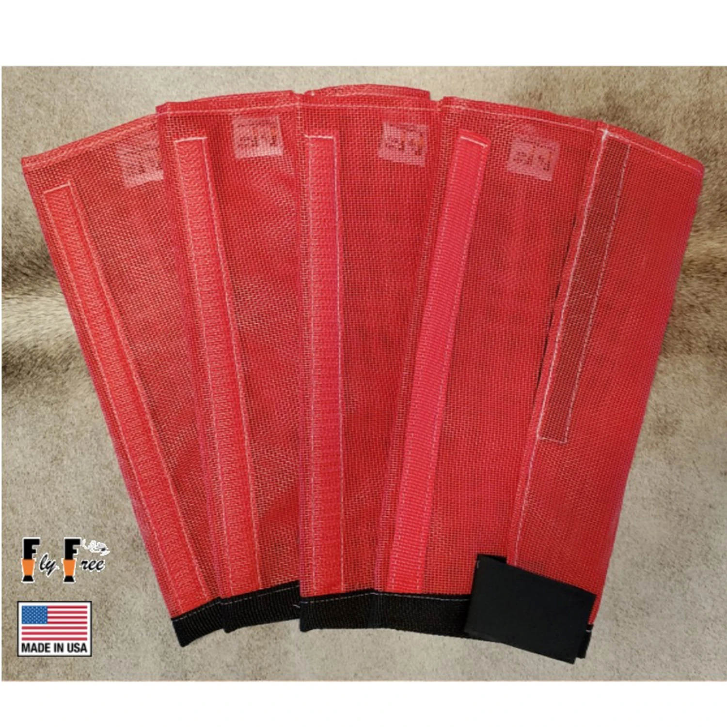 Fly Free Insect Protection Boots - RED 3 Fly Free Insect Protection Boots - RED