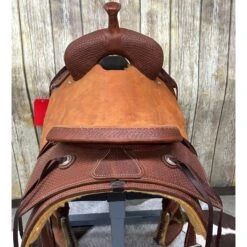 HR Saddlery 15.5 Inch Basic Ranch Cutting Saddle -Western Cowboy Equipment Shop fitsback