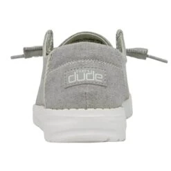 Heydude Hey Dude Youth Wendy Chambray Braid Grey Shoe 10 Heydude Hey Dude Youth Wendy Chambray Braid Grey Shoe -Western Cowboy Equipment Shop girls hey dude wendy chambray slip on sneaker 130123327 grey back 13488.1652906092