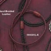 Hand Braided Leather Stampede Strings 1 Hand Braided Leather Stampede Strings -Western Cowboy Equipment Shop hh501l