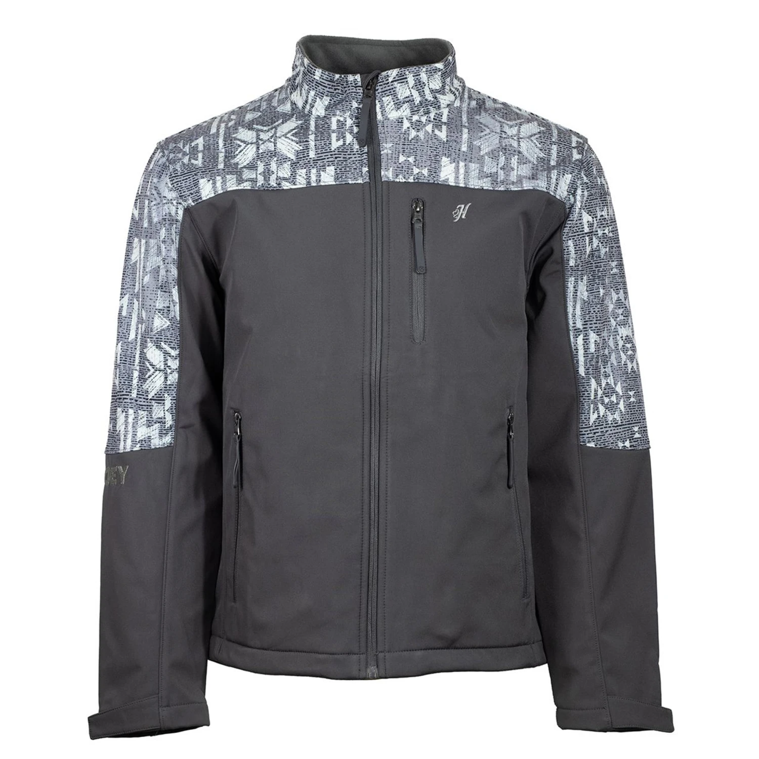 Hooey Charcoal Full Zip Jacket 3 Hooey Charcoal Full Zip Jacket