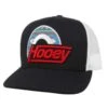 Hooey YOUTH Black/White Suds Cap-Aztec/Red Hooey Patch -Western Cowboy Equipment Shop hooey youth suds black and white trucker cap