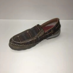 WE Exclusive ~ Twisted X Women's Grey Aztec Slip On Moc -Western Cowboy Equipment Shop image 123923953 5 b15be859 b637 4550 852e 5371f3b9b1d0