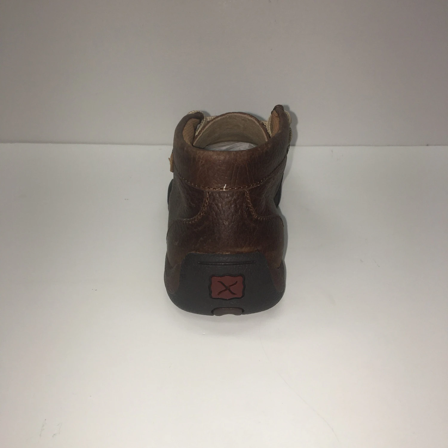 WE Exclusive~ Twisted X Kid's Brown Tooled Barbwire Driving Moc 5 WE Exclusive~ Twisted X Kid's Brown Tooled Barbwire Driving Moc - Image 3