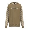 Hooey Men's "Lock-Up" Tan Hoodie With Aztec Pattern Sleeves -Western Cowboy Equipment Shop j0FlZYP8