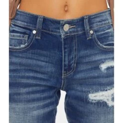 KanCan Mid Rise Slim Boyfriend Jeans -Western Cowboy Equipment Shop kc4006d 7
