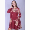 Women's Burgundy Feather Pocket Dress -Western Cowboy Equipment Shop ladys world 8 30 4 1 1