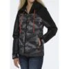 Cinch Black & Grey Aztec Ski Jacket -Western Cowboy Equipment Shop maj9846001 2 1510 detail