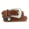Nocona Men's Brown Western Belt -Western Cowboy Equipment Shop n2476044
