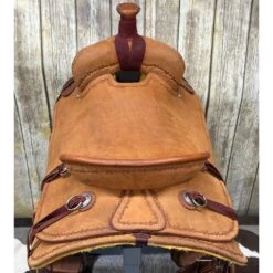 HR Saddlery 16.5 Inch Ranch Roping Saddle -Western Cowboy Equipment Shop ranchback