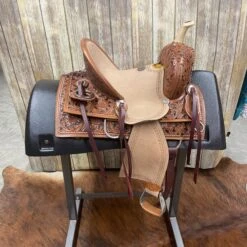 Shiloh Floral Youth Saddle -Western Cowboy Equipment Shop side 1f40d57d ad14 4982 8306 15becaa68363