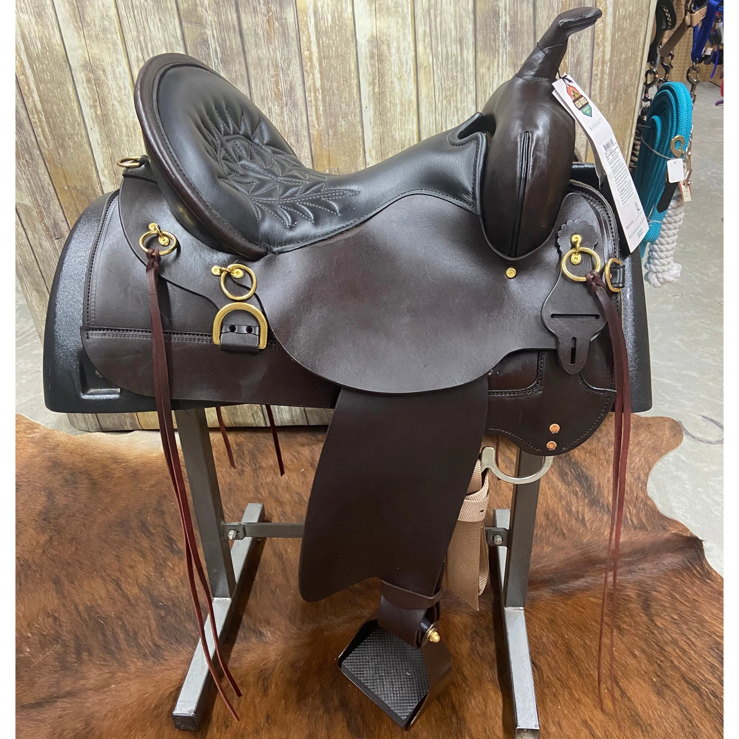 Circle Y Wide 16 Inch Big Springs Easy Fit Saddle 5 Circle Y Wide 16 Inch Big Springs Easy Fit Saddle - Image 3