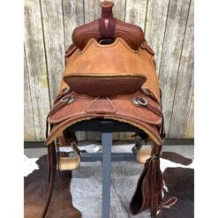 HR Saddlery 16.5 Inch Pecos Rancher Saddle -Western Cowboy Equipment Shop sigback