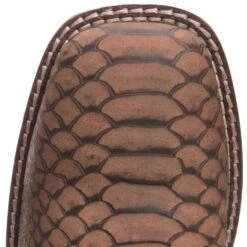 Youth Brown Viper And Red Square Toe Boots -Western Cowboy Equipment Shop smoky mountain children boys viper print cowboy boots 2 8f8324e6 122d 484a 8014 8d71516aa8f4