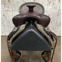 Circle Y Tucker 17.5 Wide Tree Big Bend Trail Saddle -Western Cowboy Equipment Shop tuckerfront
