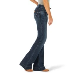 Wrangler Retro Mae-Shelby Trouser Jeans -Western Cowboy Equipment Shop wrangler jeans ladies jeans fashion wrangler women s retro mae shelby wash wide leg trouser jeans 112317172 34509925253278 5000x 608ab52d c75e 4dbe a854 8e70ce23f454